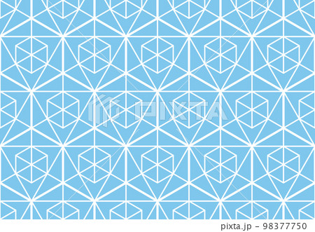 The geometric pattern with lines. Seamless vector background. White and blue texture. Graphic modern pattern. Simple lattice graphic design 98377750