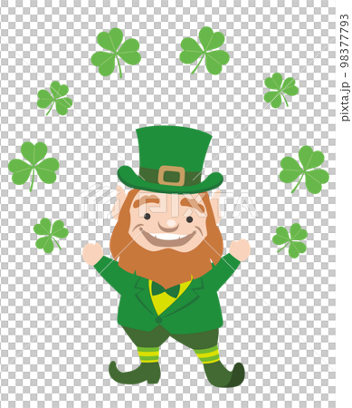 Saint patrick's day symbol character 98377793