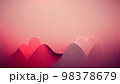 Abstract colorful wallpaper in concept of romantic love. Generative AI. 98378679