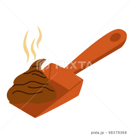 Cleaning for the dog. Hygienic dog bag with poop icon. Cleaning the park after walking pets concept. Hand draw Vector illustration isolated on the white background. Cleaning for the dog. Hygienic dog bag with poop icon. Cleaning the park after walking pets concept. Hand draw Vector illustration isolated on the white background. 98379368