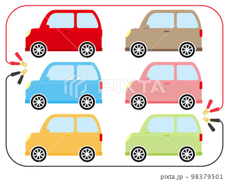車のセット＿イラスト素材 98379501