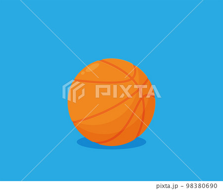 Basketball ball isolated.Vector illustration. 98380690