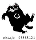 転がる猫 98383121