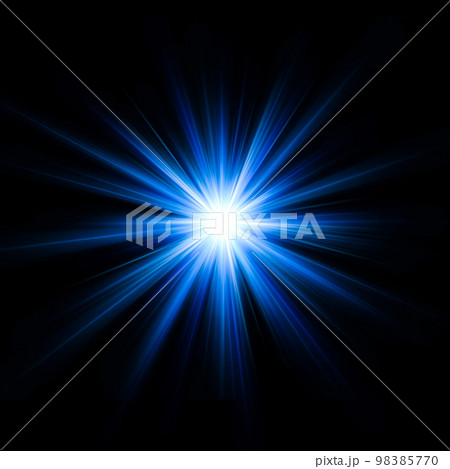 青い光素材 青い光素材 98385770