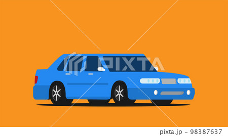Vector illustration of a car Vector illustration of a car 98387637