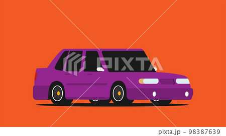 Vector illustration of a car Vector illustration of a car 98387639