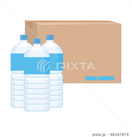 ケース売り無地の2Lペットボトル 98387879