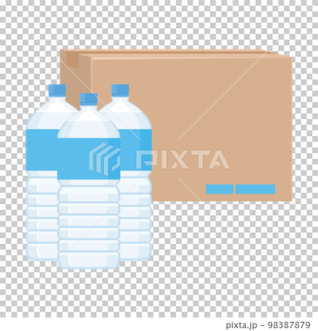 ケース売り無地の2Lペットボトル 98387879