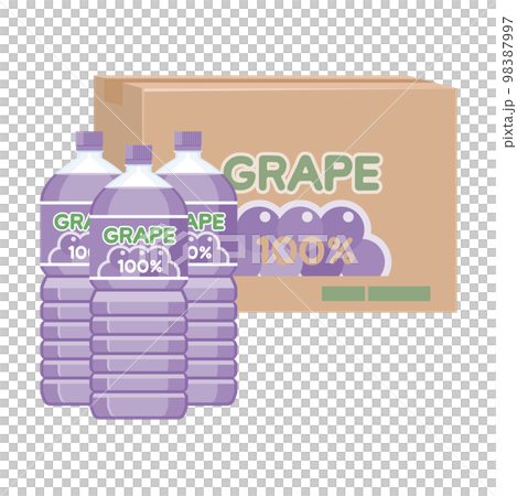 ケース売りのペットボトルのぶどうジュース ケース売りのペットボトルのぶどうジュース 98387997