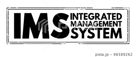 IM Intramuscular - injection of a substance into a muscle, acronym text concept stamp 98389262