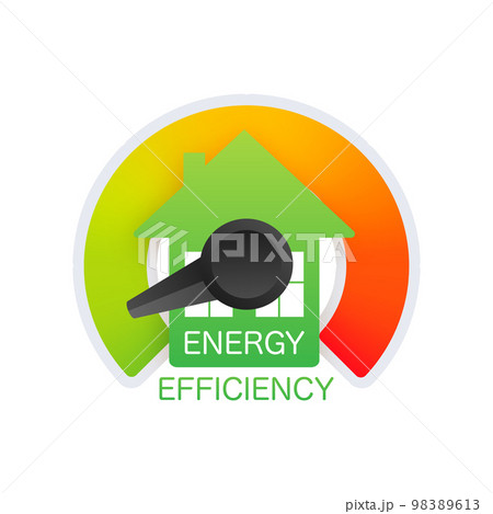Energy chart for concept design. 3d vector illustration. Chart concept. Vector icon. 98389613