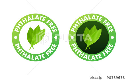 Phthalate free sign, label. Product with no...のイラスト素材 [98389638] - PIXTA