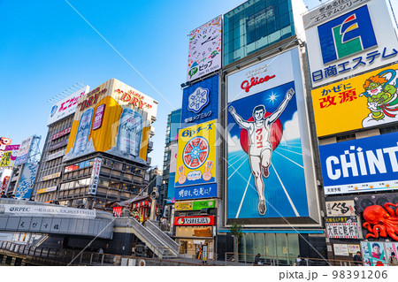 【大阪】道頓堀　グリコサイン 98391206