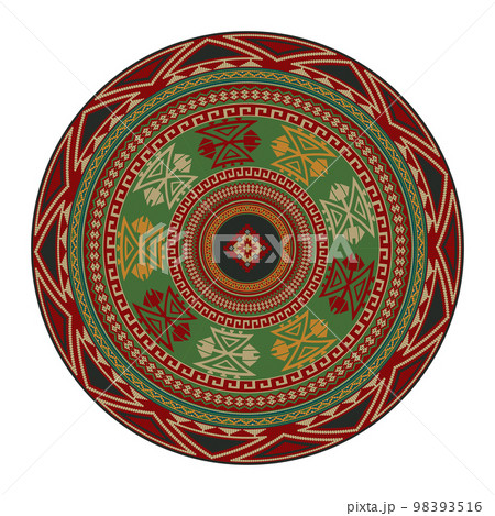 Kilim round design element 11 98393516