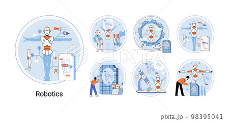 Robotic industrial smart manufacture equipment, remote controlled programmable manufactured unit Robotic industrial smart manufacture equipment, remote controlled programmable manufactured unit 98395041