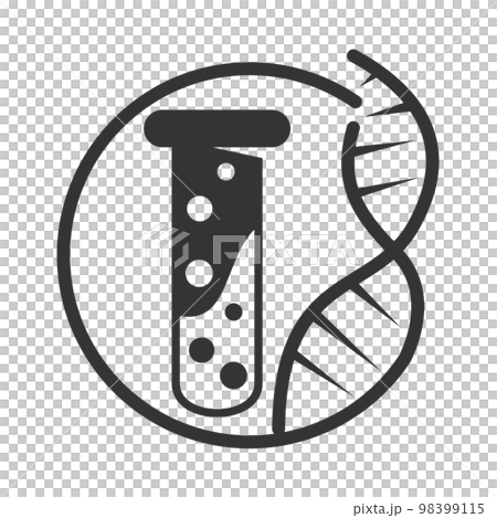 science laboratory logo template Icon Illustration Brand Identity.Isolated and flat . Vector graphic 98399115