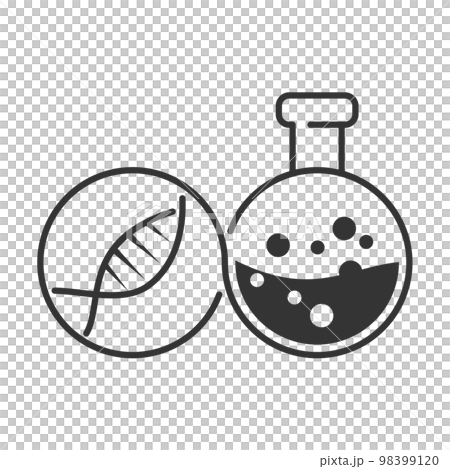 science laboratory logo template Icon Illustration Brand Identity.Isolated and flat . Vector graphic science laboratory logo template Icon Illustration Brand Identity.Isolated and flat . Vector graphic 98399120