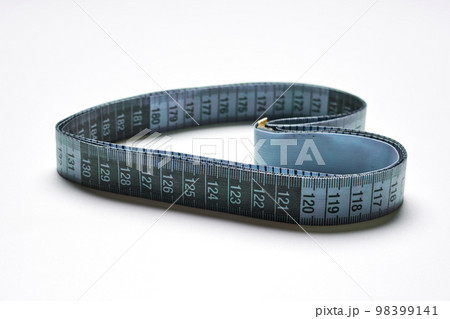 Measuring Tape on White Background Stock Image - Image of craft, measurement:  189324119