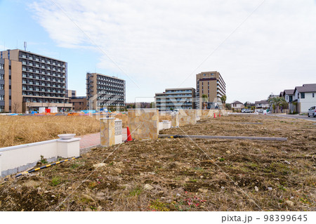 飛行場跡地再開発の造成地 98399645