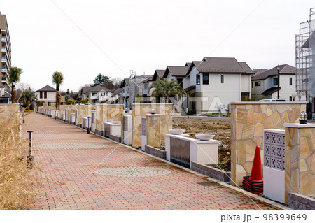 飛行場跡地再開発の造成地 飛行場跡地再開発の造成地 98399649
