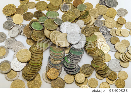 Different countries coins background 98400328