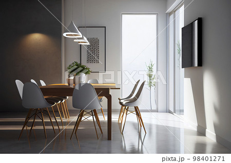 イメージ背景：スタイリッシュな寝室のイメージ 98401271