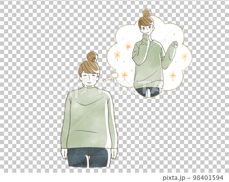 覺得衣服和自己想的不一樣的女人 98401594