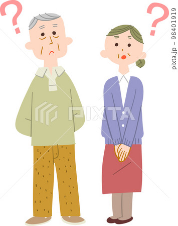 考える老人 98401919