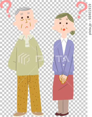 考える老人 98401919