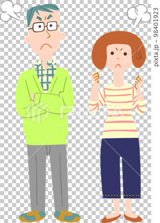 怒る夫婦 怒る夫婦 98401923