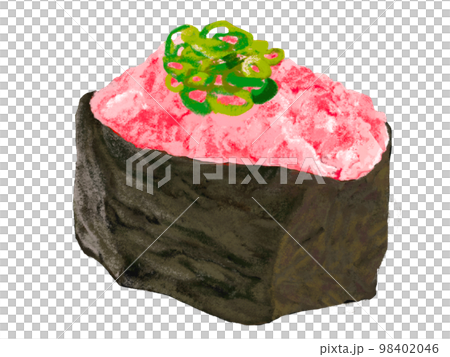 ネギトロの軍艦巻き一貫（皿なし） 98402046