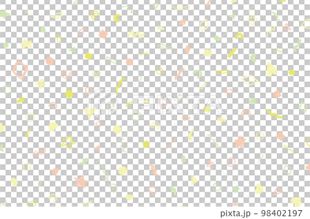 Girly memphis background material written with a pen 98402197