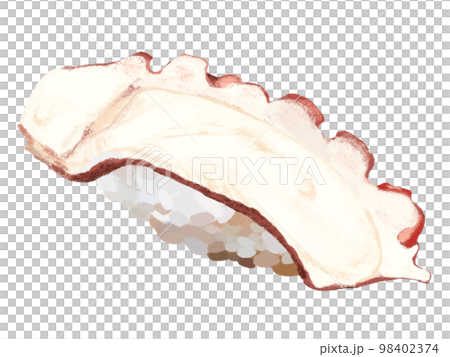 Octopus nigiri sushi (without plate) 98402374