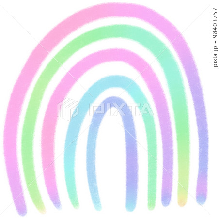 Rainbow line Rainbow illustrations Rainbow line Rainbow illustrations 98403757