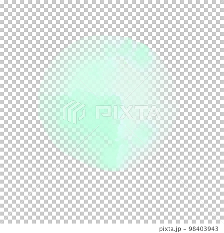 Watercolor treatment round green 98403943
