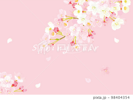 スプリングフェアイメージイラスト 98404354