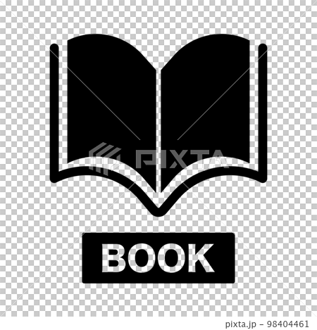 Book silhouette icon. reading and learning. vector. 98404461