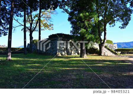 丹波篠山城の石垣と本丸御殿 98405321