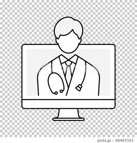 Illustration with the concept of telemedicine 98405501