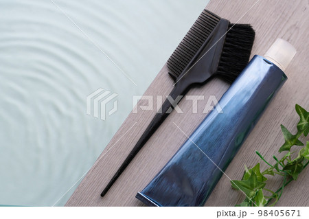 ヘアカラー、UVケア、夏イメージ 98405671