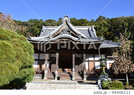 伊豆修善寺　修禅寺の秋と紅葉 98406211