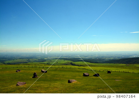 雄大なる十勝平野眺望の大パノラマ牧場!! 98407164