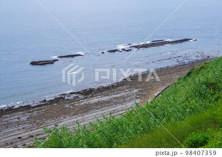 日南海岸 鬼の洗濯岩 宮崎県 観光名所 水成岩 日南海岸 鬼の洗濯岩 宮崎県 観光名所 水成岩 98407359