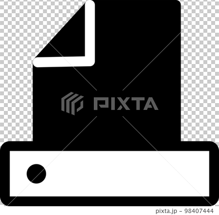 プリンター印刷機・FAXアイコンイラスト 98407444