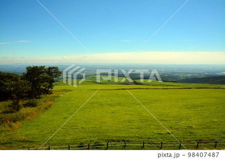 雄大なる十勝平野眺望の大パノラマ牧場!! 98407487