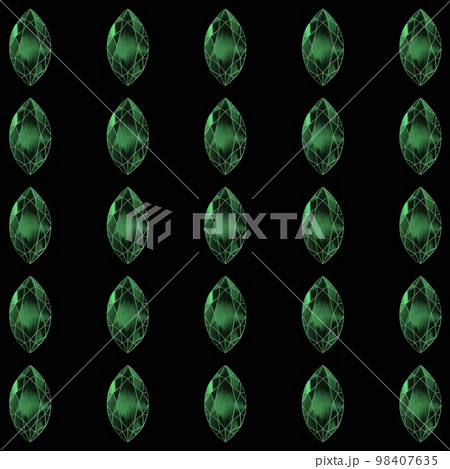 宝石のイラスト、マーキスカットの宝石、誕生石のイラスト素材、エメラルドのイラスト、宝石の背景イラスト 宝石のイラスト、マーキスカットの宝石、誕生石のイラスト素材、エメラルドのイラスト、宝石の背景イラスト 98407635