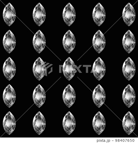 マーキスカットの宝石、誕生石のイラスト素材、ダイヤモンドのイラスト、宝石背景イラスト、鉱物のイラスト マーキスカットの宝石、誕生石のイラスト素材、ダイヤモンドのイラスト、宝石背景イラスト、鉱物のイラスト 98407650
