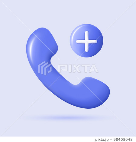 3d medical call phone icon. First aid concept. Realistic medical logo. Healthcare element for mobile concepts and web apps. Modern vector illustration in cartoon style 3d medical call phone icon. First aid concept. Realistic medical logo. Healthcare element for mobile concepts and web apps. Modern vector illustration in cartoon style 98408048