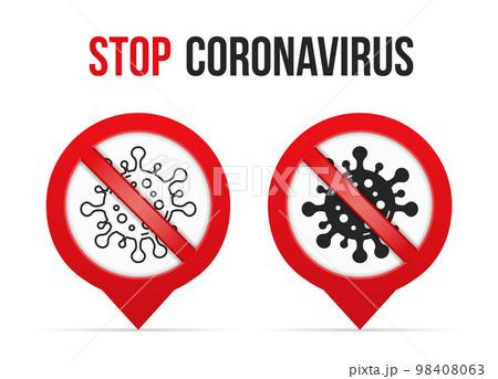 Stop Coronavirus Signs 98408063