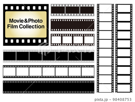 映画フィルムフレームセット 98408753